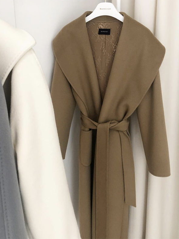 Serene cashmere coat