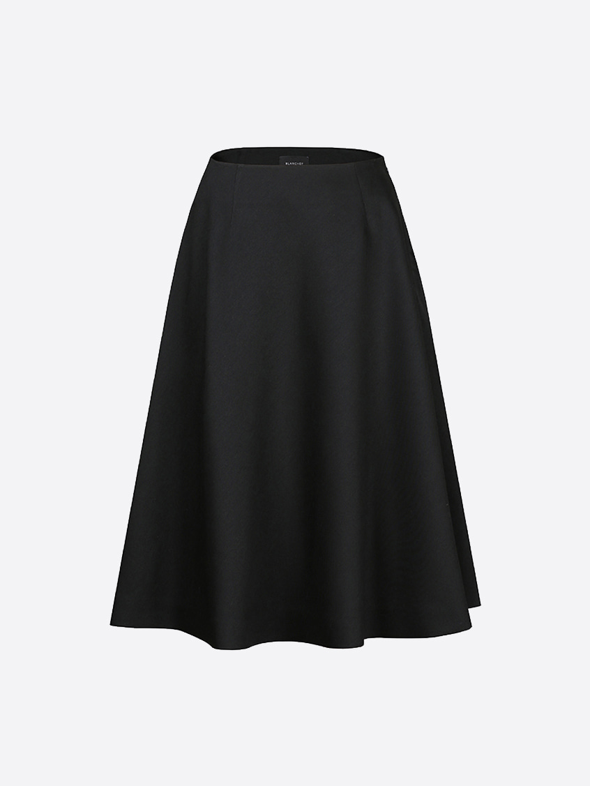 Daily wool silk skirt