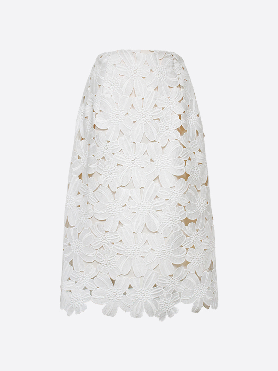 Flower lace skirt 02