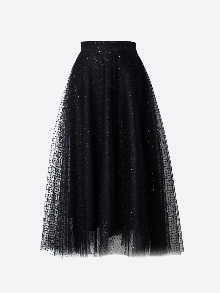 Black tulle skirt